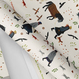 Snowy Field - Gift Wrap - Sheet