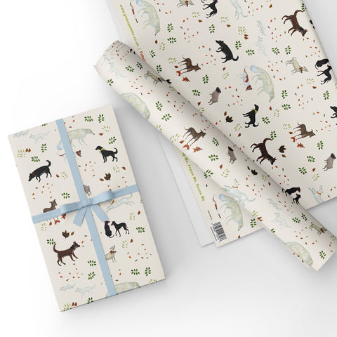 Dogs - Gift Wrap - Sheet