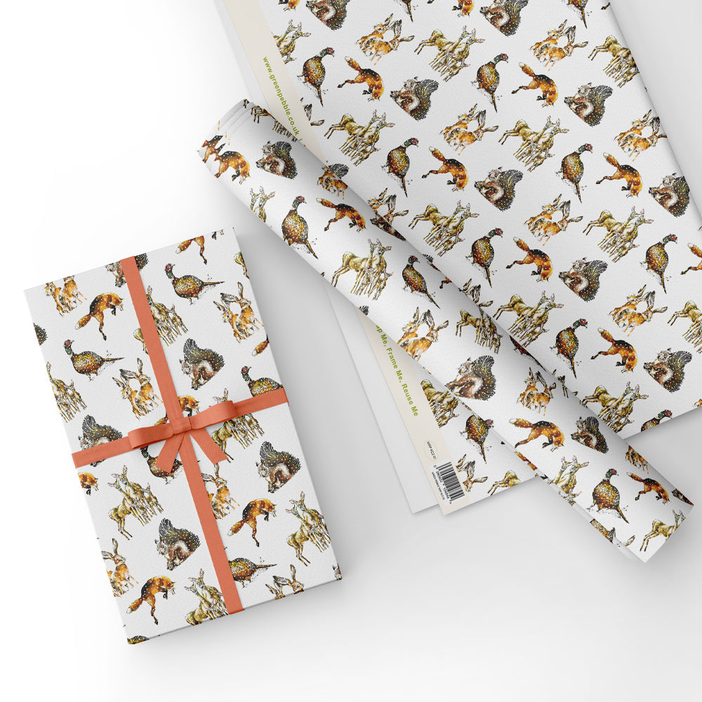 Winter Creatures - Gift Wrap - Sheet