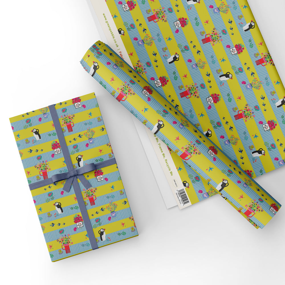 Puffin Jug - Gift Wrap - Sheet