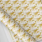 Lighthouse - Gold - Gift Wrap - Sheet