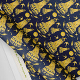 Lighthouse - Blue - Gift Wrap - Sheet