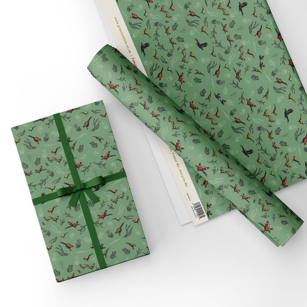 Pheasants - Gift Wrap - Sheet