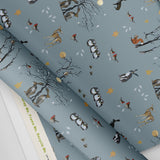 Silver Woodland - Gift Wrap - Sheet
