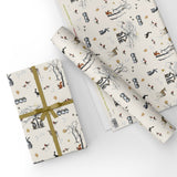 Snowy Woodland - Gift Wrap - Sheet