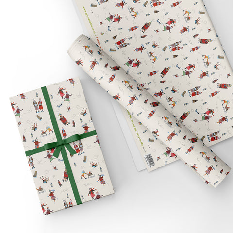 Winter Fun - Gift Wrap - Sheet