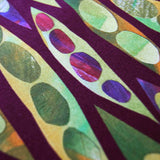 Runner Beans Tea Towel 8 - Freya Snow Square