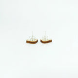 Seal Earrings Sterling Silver