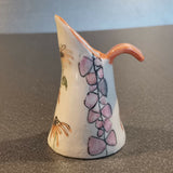 Flower Dance Jug - handmade ceramic