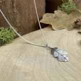 Silver Oak Leaf Necklace - Handcrafted in Sterling Silver