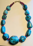 Vivid Blue Peruvian Necklace