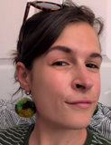 Pom Pom Earrings on 2
