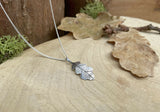 Silver Oak Leaf Necklace by Curious Magpie Jewellery (1)