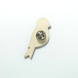 Blue Tit Pin Badge Back