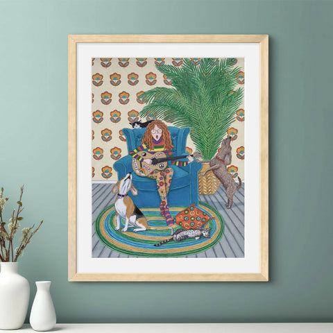 Family Singalong - Giclée Print