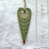 Pink Flower - Wooden Hanging Decoration