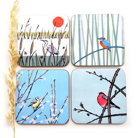 Country Birds - Coasters