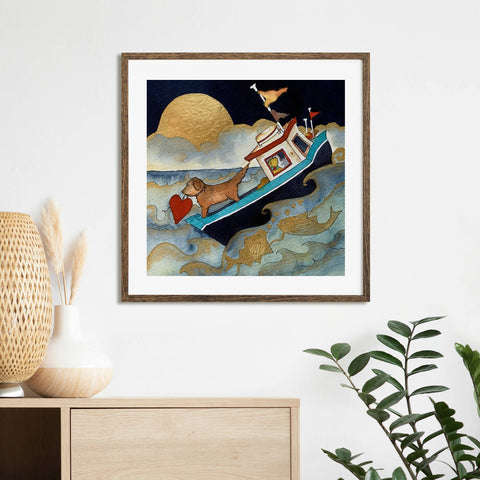 Come Stormy Seas Or Calm I Bring You My Heart - Limited Edition Giclee Print