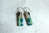 Coastline - Fused Glass Earrings