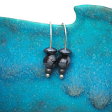 Snowflake Obsidian Earrings