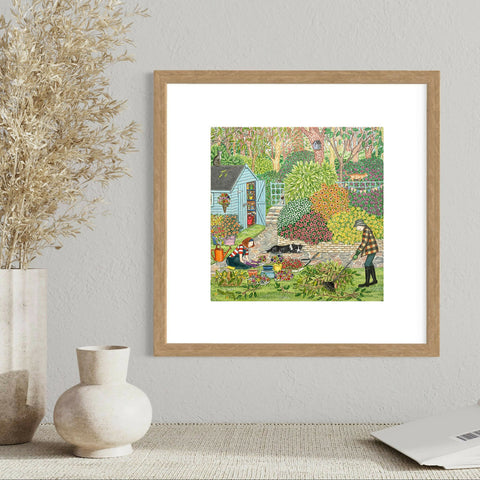 Sundays in the Garden - Giclée Print