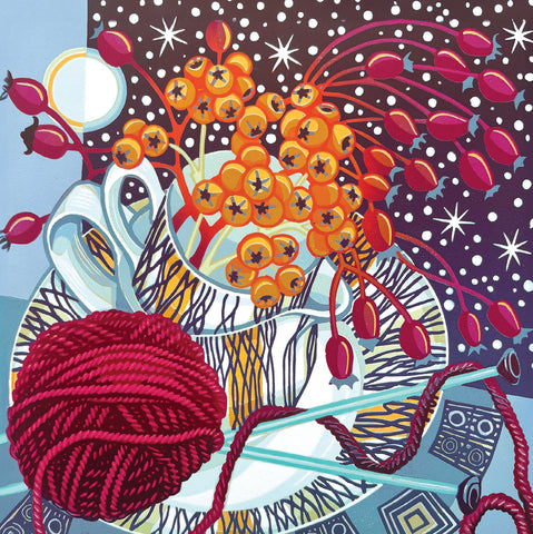 A fine art greeting card by painter/printmaker Jenny Hancock