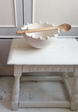 Handmade Ceramic Bobble Bowl - Soft White Glaze