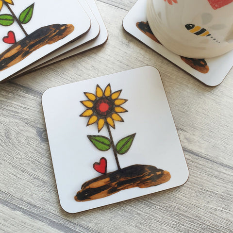 Sunflower Coaster 1024