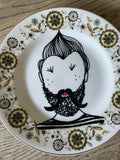Illustrated Vintage Plate - PETE