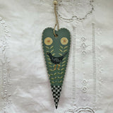 Blackbird - Wooden Hanging Decoration