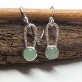 Green Aventurine Dangle Earrings
