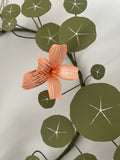Nasturtium Wreath - Paper Sculpture