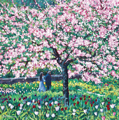 Zoe Elizabeth Norman, Blossoming Love, Fine Art Greeting Card