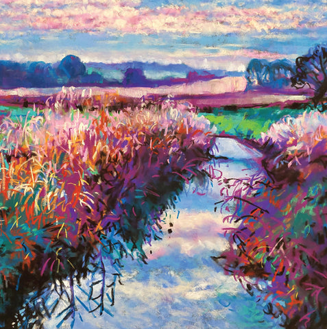 A fine art greeting card by painter Zoe Elizabeth Norman