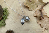 Silver Acorn & Oak Leaf Necklace by Curious Magpie Jewellery (3)