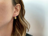 Brass Bluebell Earrings by Curious Magpie Jewellery
