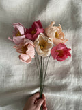 Handmade Paper Poppies - Flower Sculpture