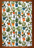 Houseplants Tea Towel - Freya Snow