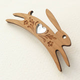 Shark_Alley_Silver_Heart_Valentines_Laser_Cut_Hare_Brooch_2_massive