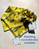 Citron Recycled Satin Scarf