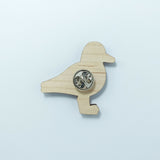 Oystercatcher Pin Badge Back