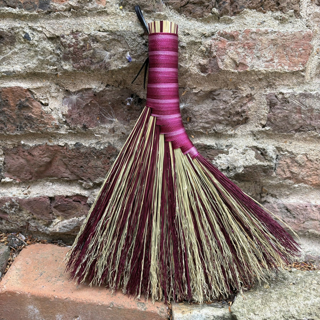 Hens Wing Hand Broom - The Colourful One