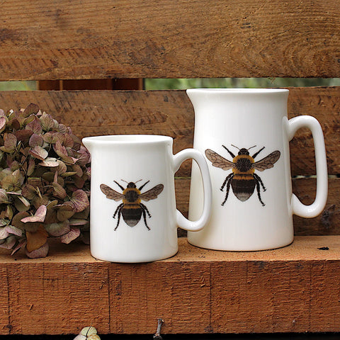 Bee - 1/2 Pint Bone China Jug