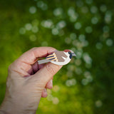 House Sparrow - Hand Painted Brooch
