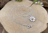 Gold & Silver Daisy Necklace by Curious Magpie Jewellery (5)