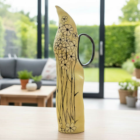 Fullbloom Curvaceous Jug - handmade ceramic
