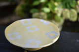 Big Blossom Pedestal Cake Stand - Handmade - Painted Porcelain