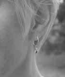 Pebble Drop - Silver Earrings