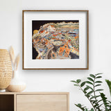 Down Winding Streets To Find Old Mill And Barges Old, Woodbridge - Giclee Print