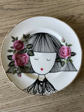 Illustrated Vintage Plate - JEANNIE